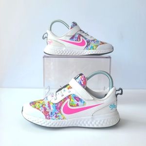 Nike Revolution 5 Fabie BP Running Sneakers CJ2092-100 Girls size 5Y